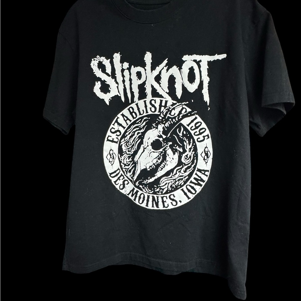 Slipknot Black Graphic Tee - Men's Short Sleeve